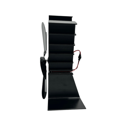 New Heat Powered 250 CFM Wood Stove Fan – No Electricity, Low Noise, High Temp Resistant, Efficient Air Circulation