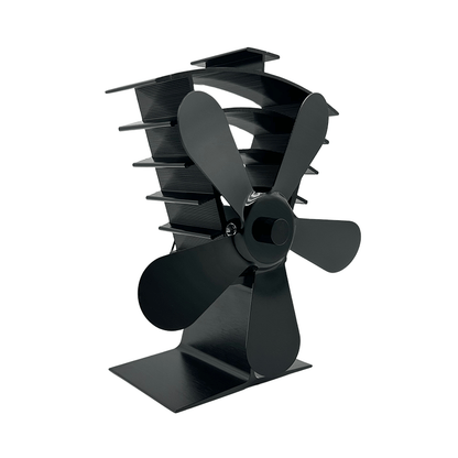New Heat Powered 250 CFM Wood Stove Fan – No Electricity, Low Noise, High Temp Resistant, Efficient Air Circulation