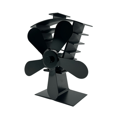 New Heat Powered 250 CFM Wood Stove Fan – No Electricity, Low Noise, High Temp Resistant, Efficient Air Circulation